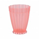 Горшок для орхидеи «Фантастика» (1,5 л), с поддоном, цвет красный