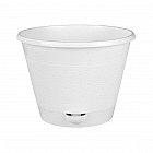 Цветочный горшок «Мадера» (5 л), с поддоном, цвет белый