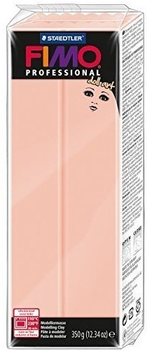 Полимерная глина, полупрозрачный розовый, 350 гр