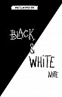 Black&White Note. Стильный блокнот с черными и белоснежными страницами