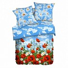 Комплект постельного белья «Солнечный мак» (арт. 11803, евро, БИОкомфорт, 2 наволочки 70х70)