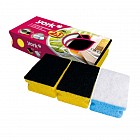Губка профилированная «CLEAN & SHINE», 3 штуки