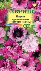 Семена. Петуния крупноцветковая «Триумф Черны», 7 шт