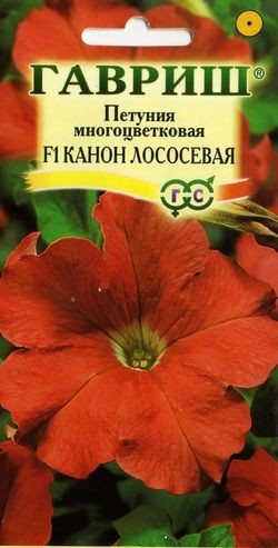 Семена. Петуния многоцветковая «F1 Канон Лососевая», 10 шт