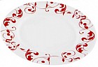 Тарелка десертная Jazzy Pure Red, диаметр 19 см