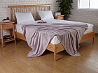 Плед «Elza» (2-спальный, велсофт, размер 200x220 см), фиолетовый