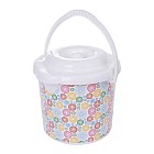 Ведро круглое с крышкой «Декор» (9 л) Классика