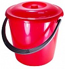 Ведро с крышкой «Соло» (3 л), красный перламутр