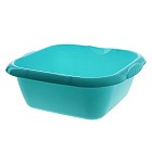 Таз квадратный «Тюльпан» (12 л), бирюзовый