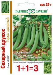 Семена. Горох «Сахарный дружок», 25 г