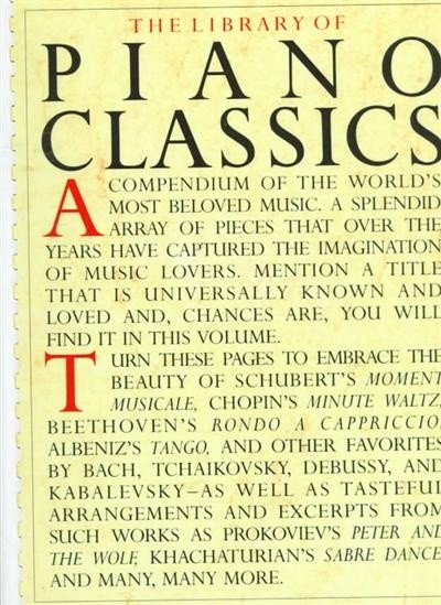 Library of Piano Classics