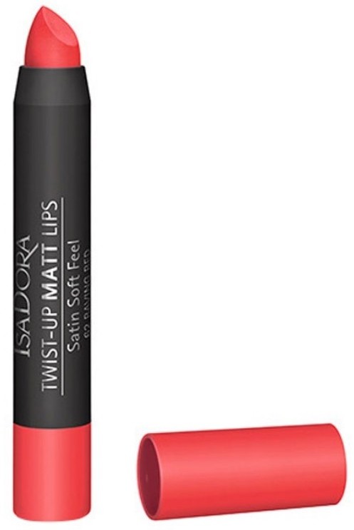 Помада для губ «Twist-up Matt Lips», тон 62 Raving Red | IsaDora