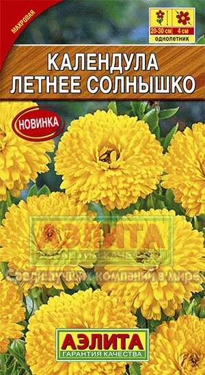 Семена. Календула «Летнее солнышко», 0,3 г
