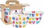 Набор мисок «Aquarell Hearts & Flowers»