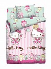 Комплект постельного белья для детской кроватки «Hello Kitty» (бязь-люкс, 1 наволочка 40х60)