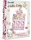 Набор «Hello Kitty» (бязь, 1 пододеяльник 148х210, 1 наволочка 50х70)