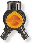 Кран-распределитель GF с внутренней резьбой 3/4" и 1/2"