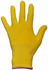 Перчатки без обливки S, желтый