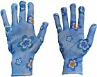 Перчатки с точечной заливкой M, голубой