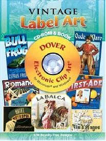 Vintage Label Art CD-ROM and Book