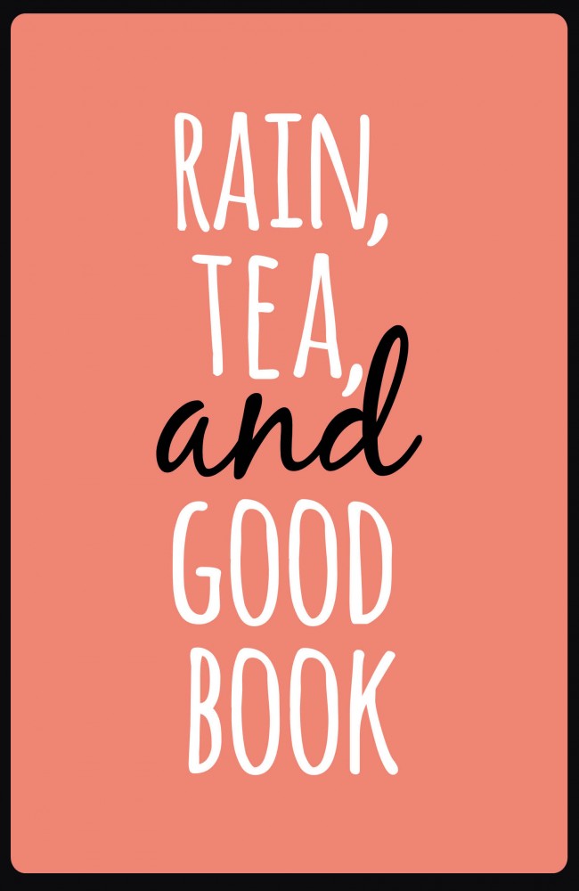 Блокнот «Rain, tea, and good book» | Блокноты Like