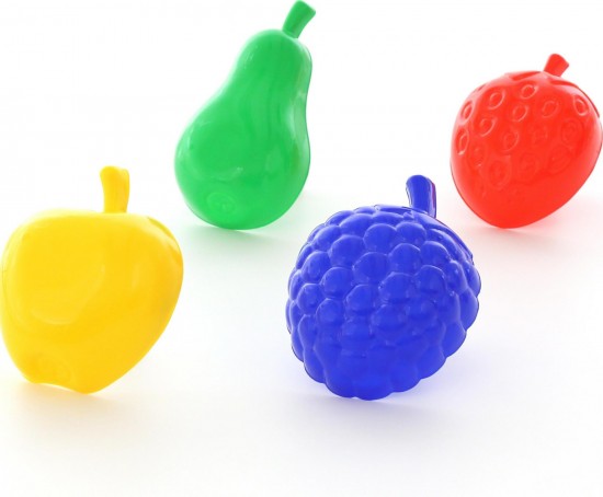 Формочки «Фрукты» большие для песочницы