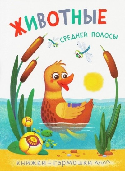 Книжки-гармошки. Животные средней полосы