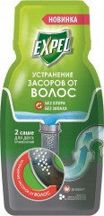 Средство для устранения засоров от волос, 2 саше по 50 г