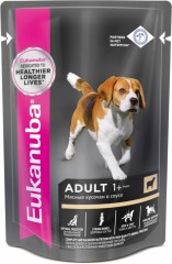 Корм для собак с ягненком в соусе «Eukanuba»