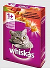 Корм сухой для кошек подушечки с паштетом, говядиной и кроликом «Whiskas» (350 гр)
