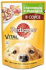 Консервы для взрослых собак «Pedigree» с кроликом и индейкой в соусе (100 гр)