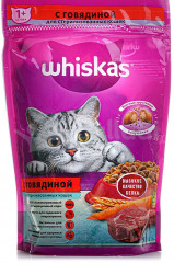 Корм сухой для стерилизованных кошек с говядиной «Whiskas»