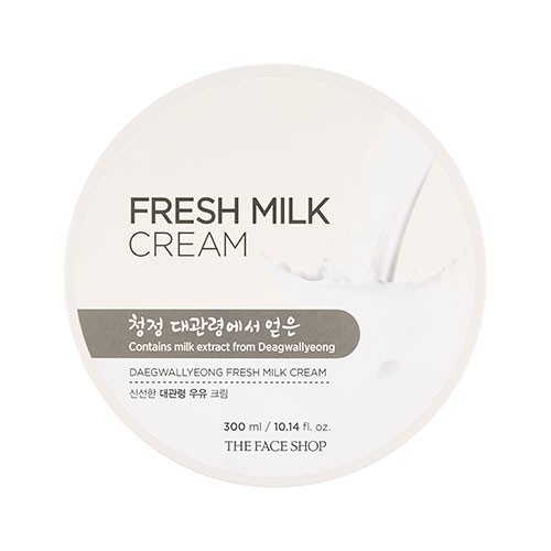 Крем для лица и тела с экстрактом молока «Fresh Milk Cream» | Daegwallyeong | The Face Shop