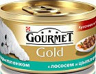 Корм для кошек «Кусочки в подливке» с лососем и цыпленком