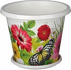 Горшок-кашпо «Палитра» (3 л) с поддоном