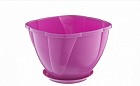 Кашпо «Gloria» с поддоном (0,5 л), фуксия