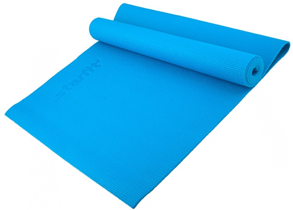 Коврик для йоги Starfit FM-101 (173x61x1 см), синий | Starfit