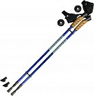 Палки для скандинавской ходьбы «Rainbow» (83-135 см), 2-секционные, темно-синий/синий