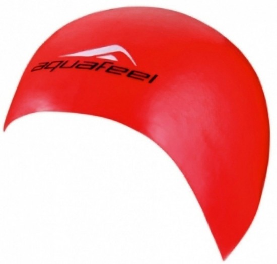 Шапочка для плавания AquaFeel Silicon CAP, красный