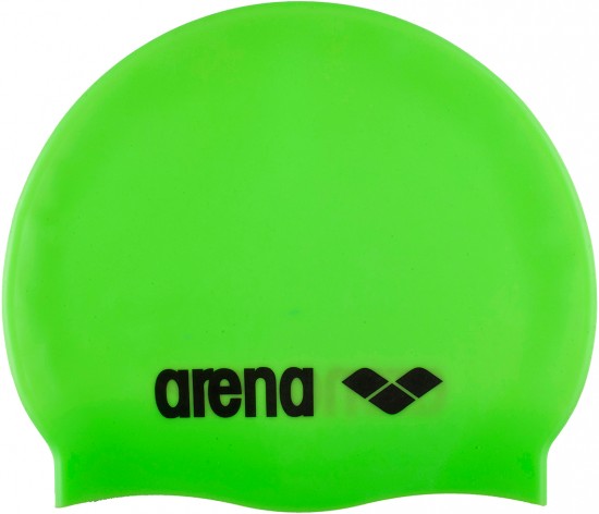 Шапочка для плавания Classic Silicone Cap, acid lime/black