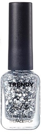 Лак для ногтей «Glitter Brilliant», оттенок GLI002 | Trendy Nails | The Face Shop