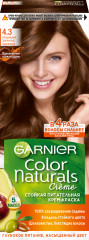 Крем-краска для волос стойкая питательная «Color Naturals», оттенок  4.3 Золотистый каштан