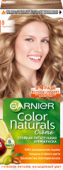 Крем-краска для волос стойкая питательная «Color Naturals», оттенок 8 Пшеница