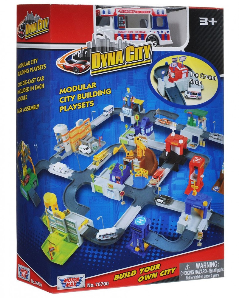Игровой набор «Аэропорт» с машинкой | Dyna City | Motormax