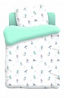 Детский комплект постельного белья «Пингвинчики» (бязь, 1 наволочка 40х60)