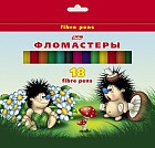Фломастеры, 18 цветов