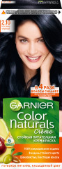 Крем-краска для волос стойкая питательная «Color Naturals», оттенок 2.10 Иссиня-черный