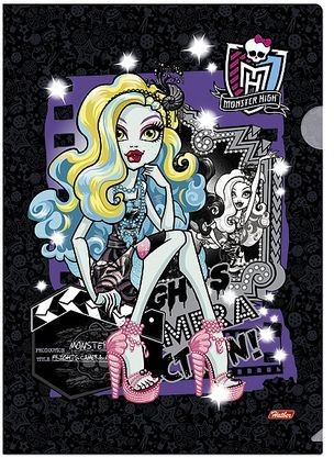Папка-уголок пластиковая А4 | Monster High | Hatber
