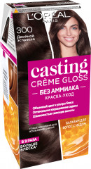 Краска-уход для волос стойкая «Casting Creme Gloss» без аммиака, оттенок 300 Двойной эспрессо