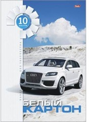 Картон белый, 10 листов